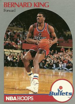 #300 Bernard King - Washington Bullets - 1990-91 Hoops Basketball