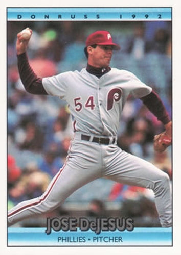 #300 Jose DeJesus - Philadelphia Phillies - 1992 Donruss Baseball