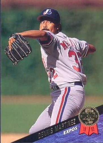 #300 Dennis Martinez - Montreal Expos - 1993 Leaf Baseball