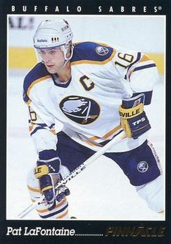 #300 Pat LaFontaine - Buffalo Sabres - 1993-94 Pinnacle Hockey