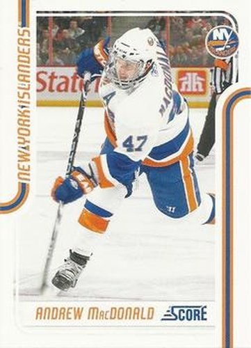 #300 Andrew MacDonald - New York Islanders - 2011-12 Score Hockey