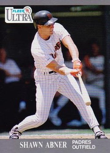 #300 Shawn Abner - San Diego Padres - 1991 Ultra Baseball