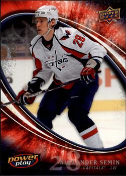 #300 Alexander Semin - Washington Capitals - 2008-09 Upper Deck Power Play Box Set Hockey