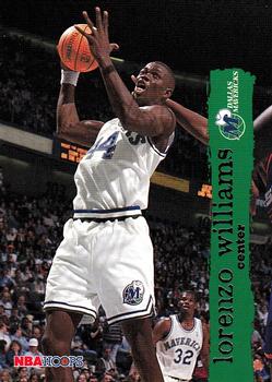#300 Lorenzo Williams - Dallas Mavericks - 1995-96 Hoops Basketball