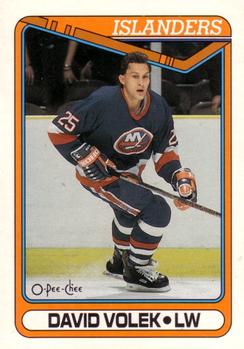 #300 David Volek - New York Islanders - 1990-91 O-Pee-Chee Hockey