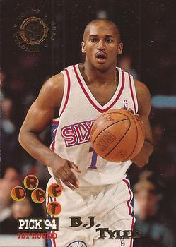 #300 B.J. Tyler - Philadelphia 76ers - 1994-95 Stadium Club Basketball