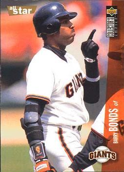 #300 Barry Bonds - San Francisco Giants - 1996 Collector's Choice Baseball