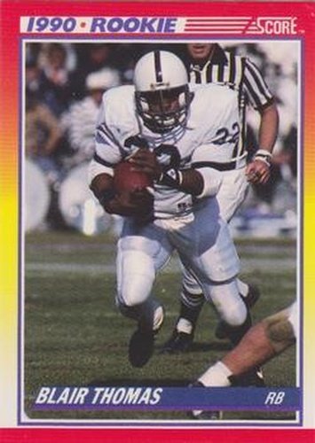 #300 Blair Thomas - Penn State Nittany Lions - 1990 Score Football