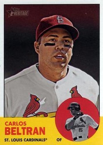 #300 Carlos Beltran - St. Louis Cardinals - 2012 Topps Heritage Baseball