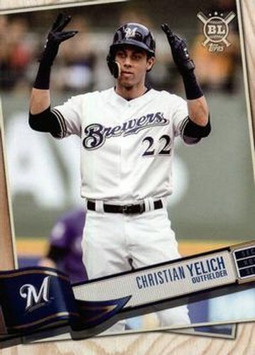 #300 Christian Yelich - Milwaukee Brewers - 2019 Topps Big League Baseball