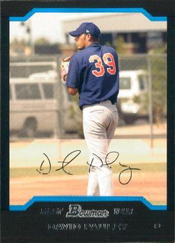 #300 David Pauley - San Diego Padres - 2004 Bowman Baseball