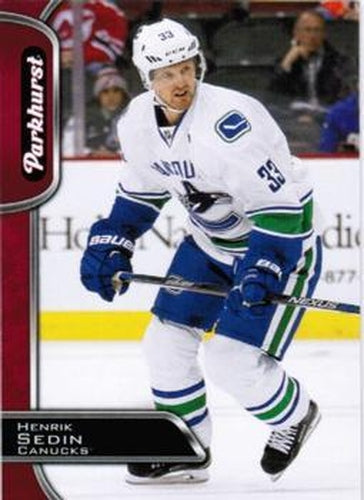 #300 Henrik Sedin - Vancouver Canucks - 2016-17 Parkhurst - Red Hockey