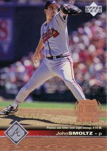 #300 John Smoltz - Atlanta Braves - 1997 Upper Deck Baseball