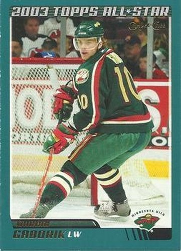 #300 Marian Gaborik - Minnesota Wild - 2003-04 O-Pee-Chee Hockey