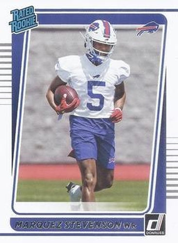 #300 Marquez Stevenson - Buffalo Bills - 2021 Donruss Football