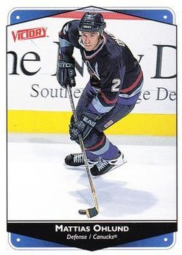 #300 Mattias Ohlund - Vancouver Canucks - 1999-00 Upper Deck Victory Hockey