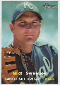#300 Mike Sweeney - Kansas City Royals - 2006 Topps Heritage Baseball