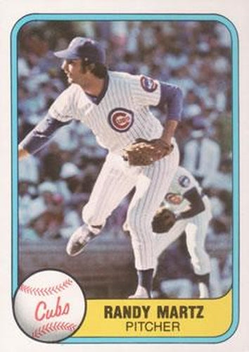 #300 Randy Martz - Chicago Cubs - 1981 Fleer Baseball