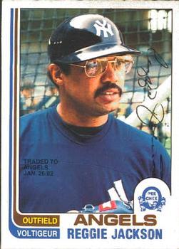 #300 Reggie Jackson - California Angels - 1982 O-Pee-Chee Baseball