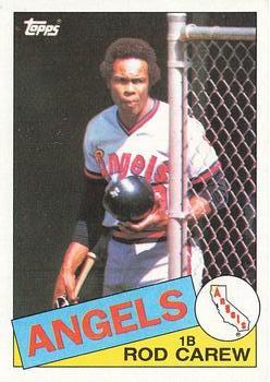 #300 Rod Carew - California Angels - 1985 Topps Baseball