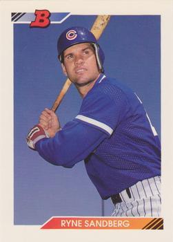 #300 Ryne Sandberg - Chicago Cubs - 1992 Bowman Baseball