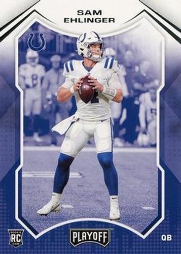 #300 Sam Ehlinger - Indianapolis Colts - 2021 Panini Playoff Football