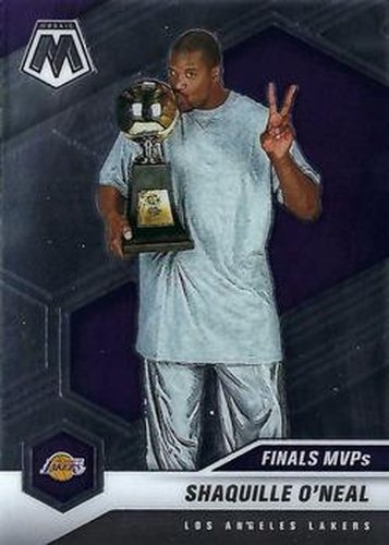 #300 Shaquille O'Neal - Los Angeles Lakers - 2020-21 Panini Mosaic Basketball