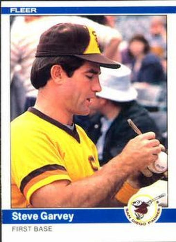 #300 Steve Garvey - San Diego Padres - 1984 Fleer Baseball