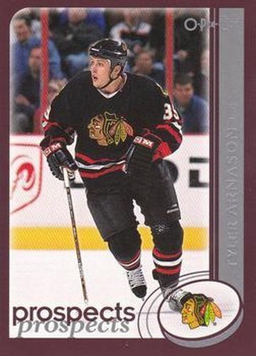 #300 Tyler Arnason - Chicago Blackhawks - 2002-03 O-Pee-Chee Hockey