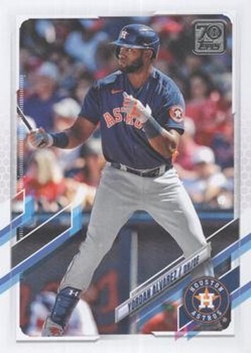 #300 Yordan Alvarez - Houston Astros - 2021 Topps Baseball