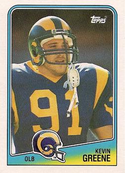 #300 Kevin Greene - Los Angeles Rams - 1988 Topps Football