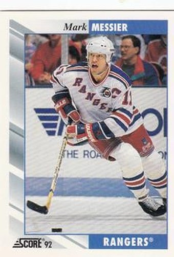 #300 Mark Messier - New York Rangers - 1992-93 Score USA Hockey