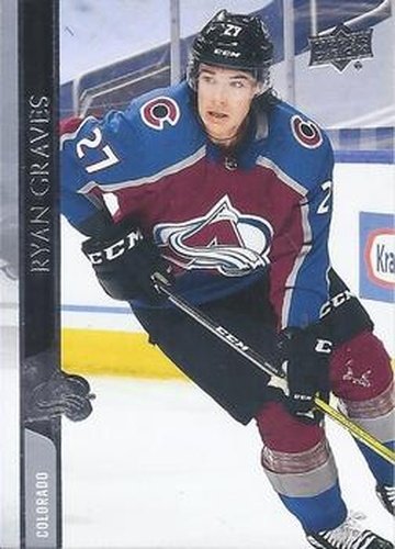 #300 Ryan Graves - Colorado Avalanche - 2020-21 Upper Deck Hockey