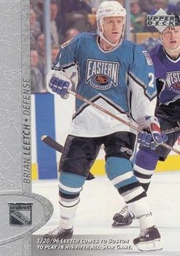 #300 Brian Leetch - New York Rangers - 1996-97 Upper Deck Hockey