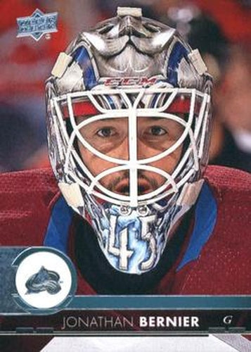 #300 Jonathan Bernier - Colorado Avalanche - 2017-18 Upper Deck Hockey