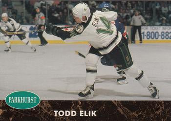 #300 Todd Elik - Minnesota North Stars - 1991-92 Parkhurst Hockey