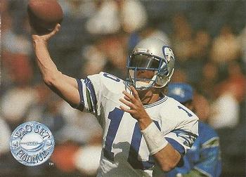 #300 Dan McGwire - Seattle Seahawks - 1991 Pro Set Platinum Football