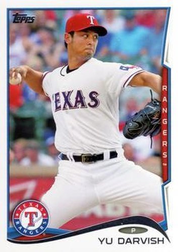 #300a Yu Darvish - Texas Rangers - 2014 Topps Baseball