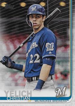 #300b Christian Yelich - Milwaukee Brewers - 2019 Topps Baseball