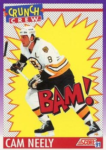 #301 Cam Neely - Boston Bruins - 1991-92 Score American Hockey