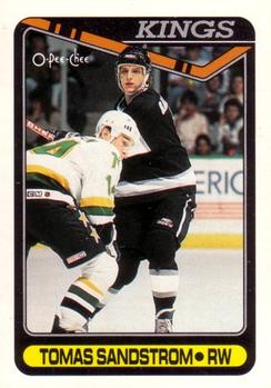 #301 Tomas Sandstrom - Los Angeles Kings - 1990-91 O-Pee-Chee Hockey