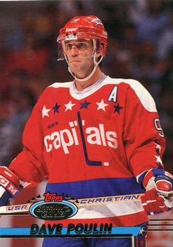 #301 Dave Poulin - Washington Capitals - 1993-94 Stadium Club Hockey