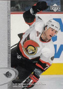 #301 Radek Bonk - Ottawa Senators - 1996-97 Upper Deck Hockey
