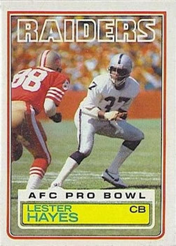 #301 Lester Hayes - Los Angeles Raiders - 1983 Topps Football