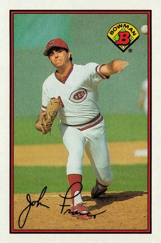#301 John Franco - Cincinnati Reds - 1989 Bowman Baseball