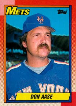 #301 Don Aase - New York Mets - 1990 Topps Baseball