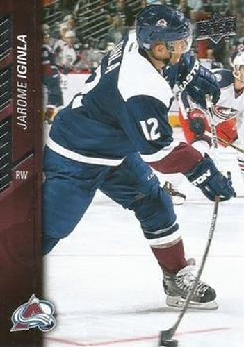 #301 Jarome Iginla - Colorado Avalanche - 2015-16 Upper Deck Hockey