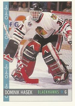 #301 Dominik Hasek - Chicago Blackhawks - 1992-93 O-Pee-Chee Hockey
