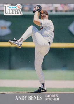 #301 Andy Benes - San Diego Padres - 1991 Ultra Baseball