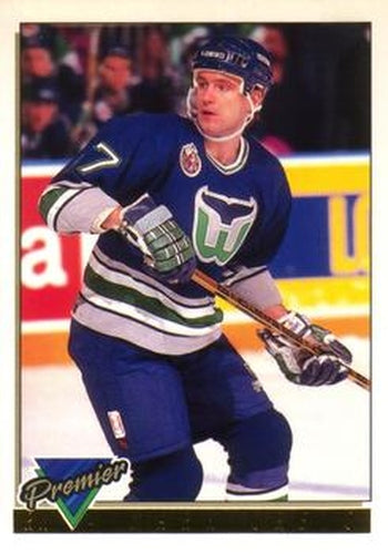 #301 Mark Greig - Hartford Whalers - 1993-94 O-Pee-Chee Premier Hockey - Gold